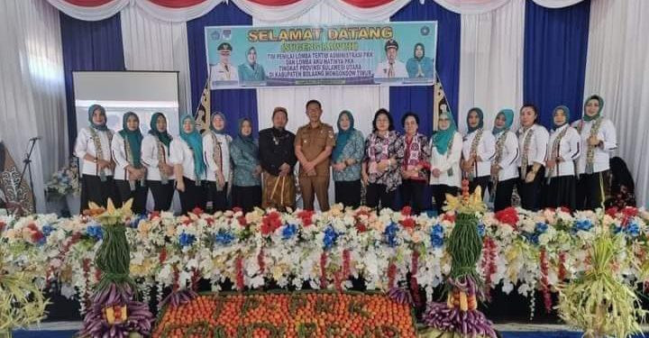 Lomba Aku Hatinya PKK Sulut di Kecamatan Modayag, Pemdes Candi Rejo Ucapkan Terima Kasih atas Kunjungan Mama Icat