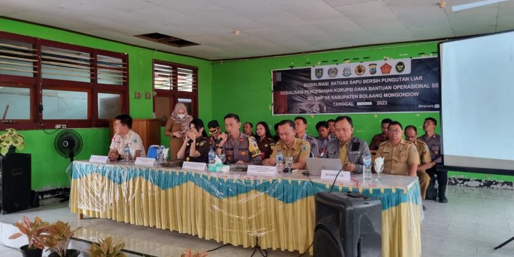 Inspektorat Bolmong Gelar Sosialisasi Saber Pungli