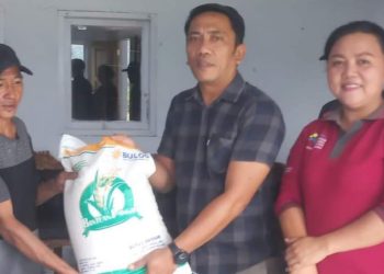 Pemdes Modayag Salurkan Bantuan Cadangan Pangan Pemerintah Tahap IV