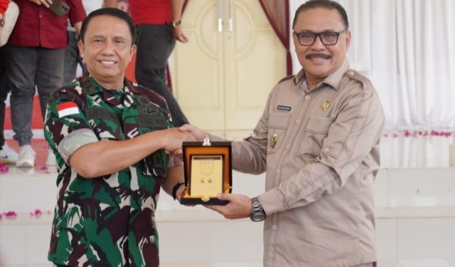 Bupati Bolmong Terima Kunker Pangdam XIII Merdeka