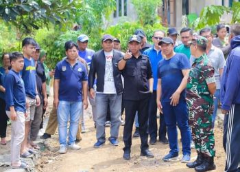 SSM Tinjau Langsung Pembangunan Jalan di Desa Modayag III dan Bangunan Wuwuk