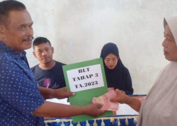 Pemdes Purworejo Tengah Salurkan BLT DD Tahap III