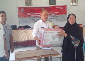 42 Penyandang Disabilitas di Kecamatan Modayag dan Modayag Barat Terima Bansos Atensi