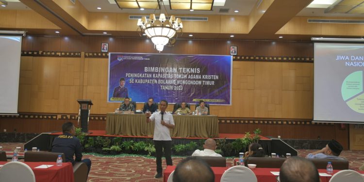 SSM Buka Bimtek Peningkatan Kapasitas Tokoh Agama Kristen se-Boltim