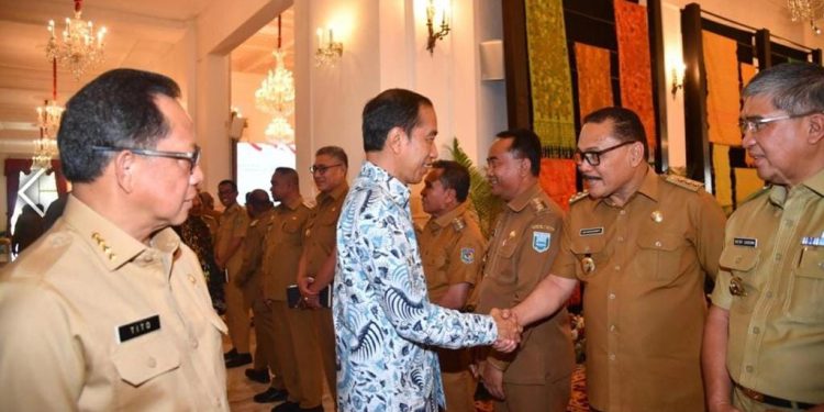 Bupati Limi Hadiri Rakor Kepala Daerah yang Dipimpin Presiden Jokowi