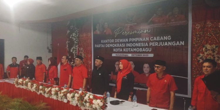 Resmikan Kantor DPC PDIP Kota Kotamobagu Secara Virtual, Ini Pesan Ketum Megawati