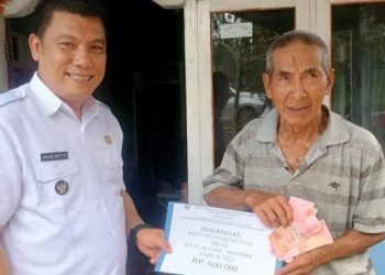 Pemdes Lanut Salurkan BLT DD 2023 Tahap IV Secara Door To Door