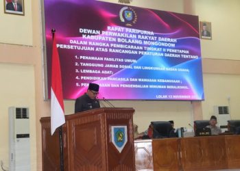 5 Ranperda Inisiatif DPRD Bolmong Ditetapkan Menjadi Perda Lewat Paripurna