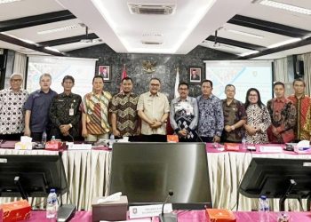 Pj Bupati Bolmong Sampaikan Laporan Kinerja Triwulan Kedua di Irjen Kemendagri RI