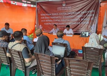 KPU Boltim Gelar Bimtek Penggunaan Aplikasi Sikadeka Kepada Parpol