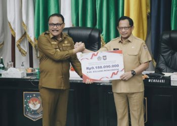 Berhasil Kendalikan Inflasi, Kabupaten Bolmong Terima Dana Insentif Fiskal 9,1 Miliar