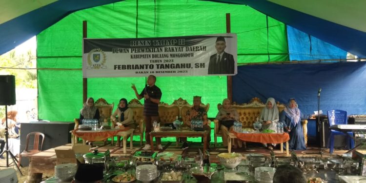 Anggota DPRD Febrianto Tangahu Serap Aspirasi Masyarakat Lewat Reses