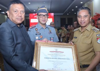 Pemkab Boltim Raih Penghargaan Kabupaten Peduli HAM dari Kemenkumham