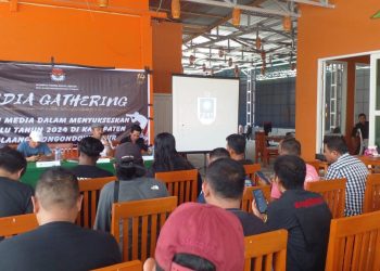KPU Boltim Gelar Media Gathering untuk Sukseskan Pemilu 2024