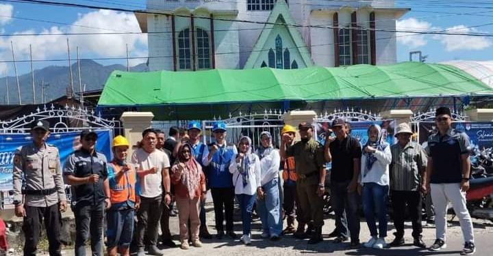 Pemdes Modayag Lakukan Giat Penjagaan Ibadah Natal
