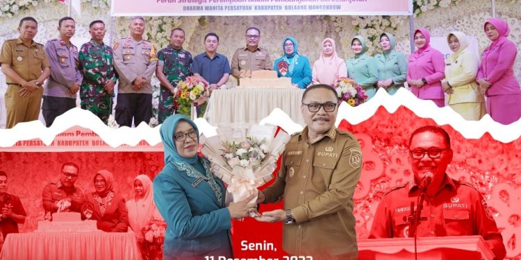 Didampingi Ketua TP PKK Bolmong, Bupati Limi Hadiri Perayaan HUT DWP ke-24