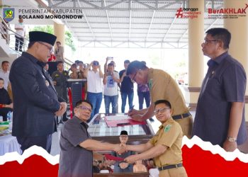 Tahlis Gallang Jabat Kadis Koperasi dan UKM Sulut, Abdullah Mokoginta Sekda Bolmong
