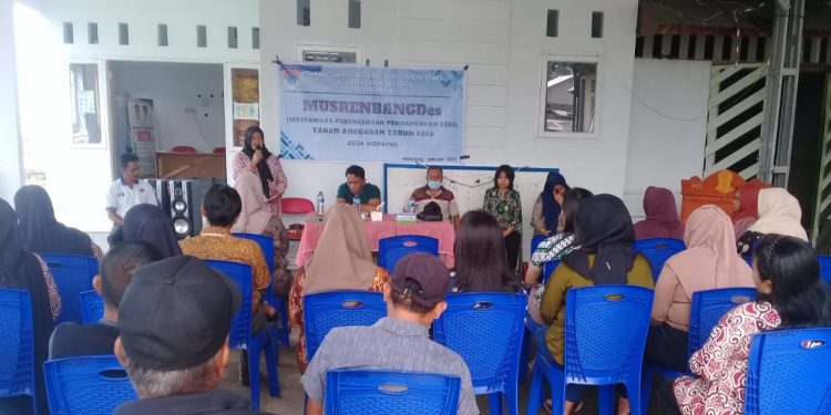 Pemdes Modayag Gelar Musrenbang Desa Penyusunan RKPD TA 2025