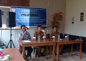 Pemdes Modayag Gelar Pelatihan Penguatan Kelompok Tani dalam Pengelolaan Lahan Non Produktif