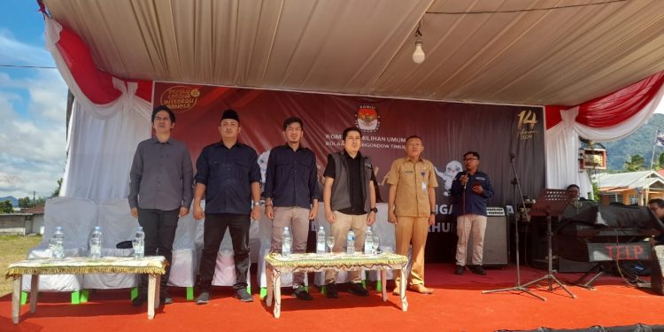 Ketua Bawaslu Boltim Hadiri Simulasi Pemunggutan dan Perhitungan Suara Pemilu 2024