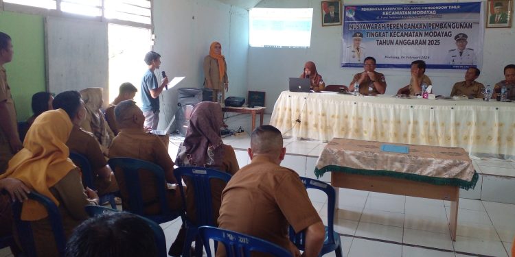 Kawal Aspirasi Masyarakat, Pemdes Liberia Hadiri Musrenbang Kecamatan Penyusunan RKPD TA 2025