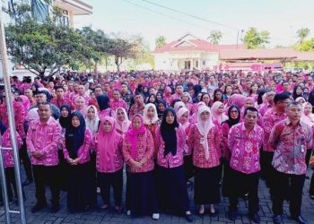 Pimpin Apel Perdana 2024, Ini Pesan Bupati Limi Mokodompit