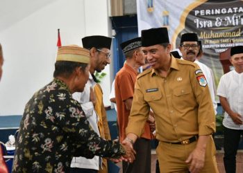 Hadiri Peringatan Isra Miraj Nabi Muhammad SAW 1445 Hijriah, SSM Doakan Pemilu 2024 di Boltim Dijauhkan dari Perseteruan