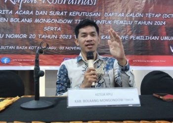 Besok KPU Boltim Gelar Pleno Rekapitulasi Penghitungan Suara Tingkat Kabupaten