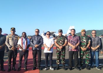 Bandara Lolak Mulai Beroprasi, Diresmikan Bupati Limi Mokodompit