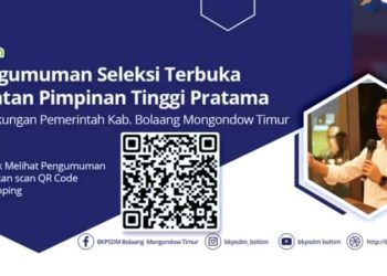 Pemkab Boltim Buka Seleksi 9 JPT Pratama