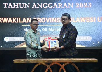 Bupati SSM Serahkan LKPD Unaudited 2023 kepada BPK Perwakilan Sulut