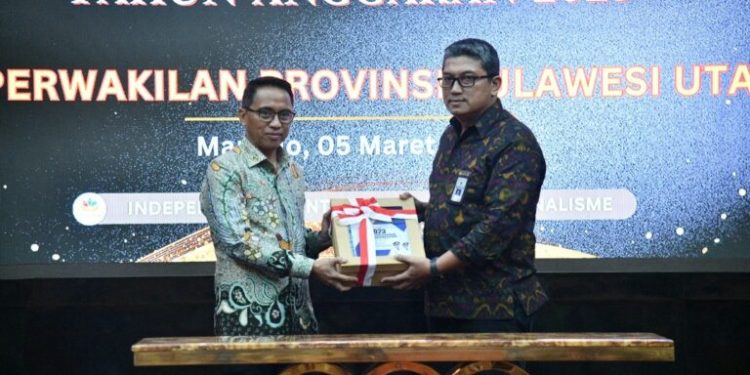 Bupati SSM Serahkan LKPD Unaudited 2023 kepada BPK Perwakilan Sulut