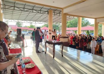 Pj Bupati Limi Lantik Ratusan Pejabat Lingkup Pemkab Bolmong