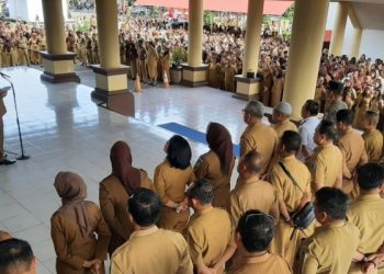 Pemkab Bolmong Gelar Apel Perdana Pasca Lebaran