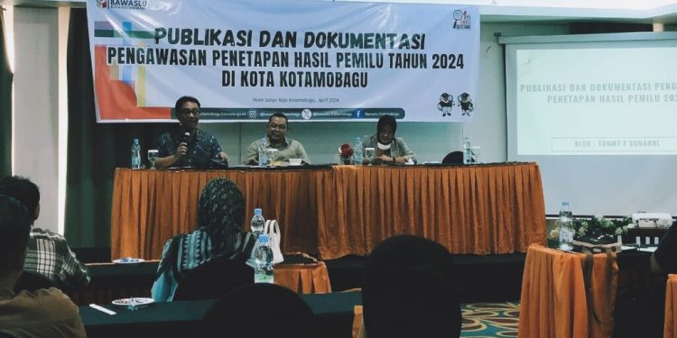 Bawaslu Kotamobagu Gelar Rapat Publikasi dan Dokumentasi Terkait Hasil Pemilu