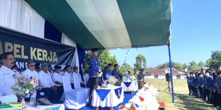 Bupati SSM Pimpin Apel Kerja Perdana Pasca Liburan Idul Fitri 1445 Hijriah