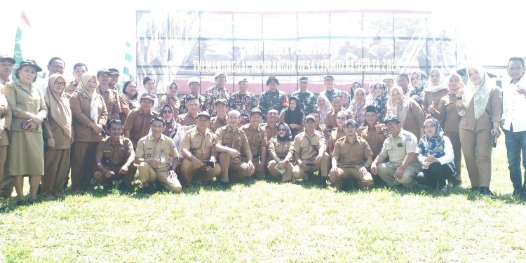 Hadiri Upacara Pembukaan TMMD ke-120, Pemdes Modayag Support Program TNI Bangun Desa