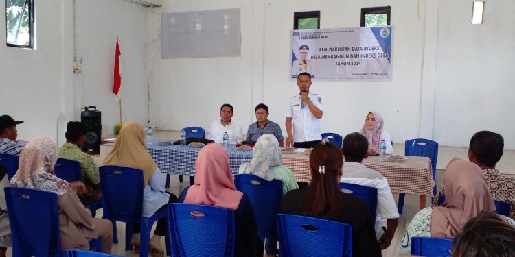 Pemdes Sumber Rejo Gelar Pelatihan Pemuktahiran Data IDM dan SDGs 2024