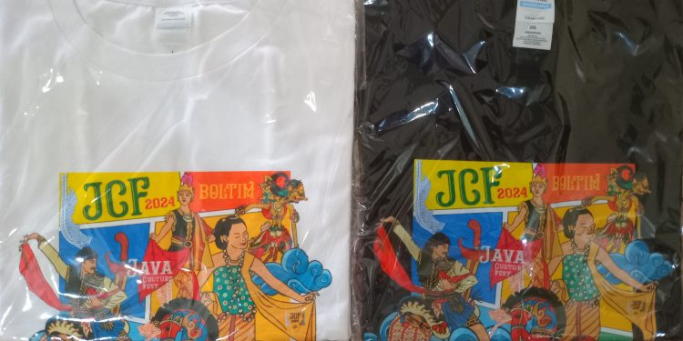 Sambut Java Culture Fest 2024 , Panitia JCF Tawarkan Kaos Merchandise dengan Harga Terjangkau