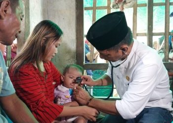 Temui Langsung Bocah Viral di Desa Dominsil, Pj Bupati Jusnan C Mokoginta: Bayi dalam Keadaan Sehat