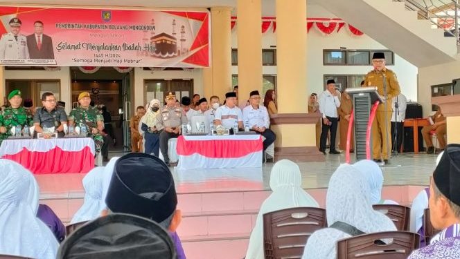 Pj Bupati Limi Lepas 78 JCH Asal Bolmong
