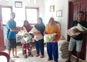Pemdes Candi Rejo Salurkan Bantuan Pangan Beras Tahap IV kepada 28 KPM