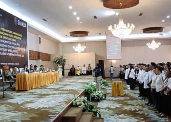 Asisten I Wakili Pj Bupati Jusnan C Mokoginta Hadiri Pelantikan PPS se-Bolmong