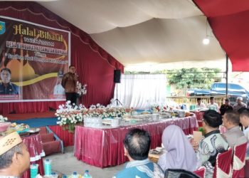 Bupati Limi Mokodompit Hadiri Halal Bihalal di Desa Toruakat