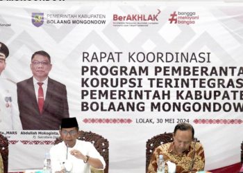 Pemkab Bolmong Rakor dengan KPK