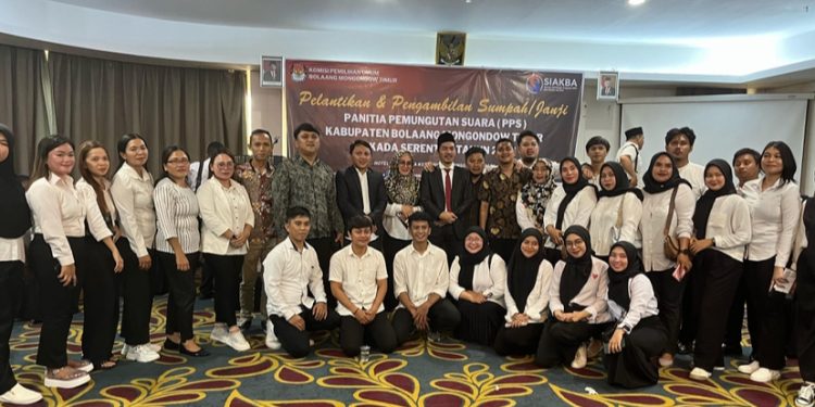 Lantik 243 Anggota PPS, Begini Pesan Ketua KPU Boltim