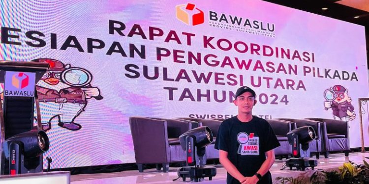 Anggota Bawaslu Bolmong Hadiri Rakor Kesiapan Pengawasan Pilkada Tahun 2024
