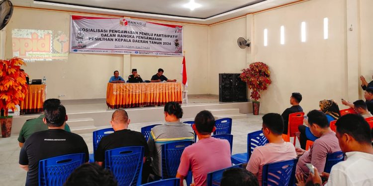 Bawaslu Bolmong Gandeng Pers Sosialisasi Pengawasan Partisipatif Pemilu