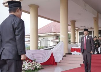 Pj Bupati Jusnan C Mokoginta Irup Peringatan Hari Lahir Pancasila Tahun 2024