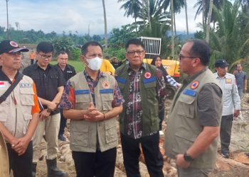 Pj Bupati Bolmong dampingi Tim BNPB Turun ke Lokasi Bencana